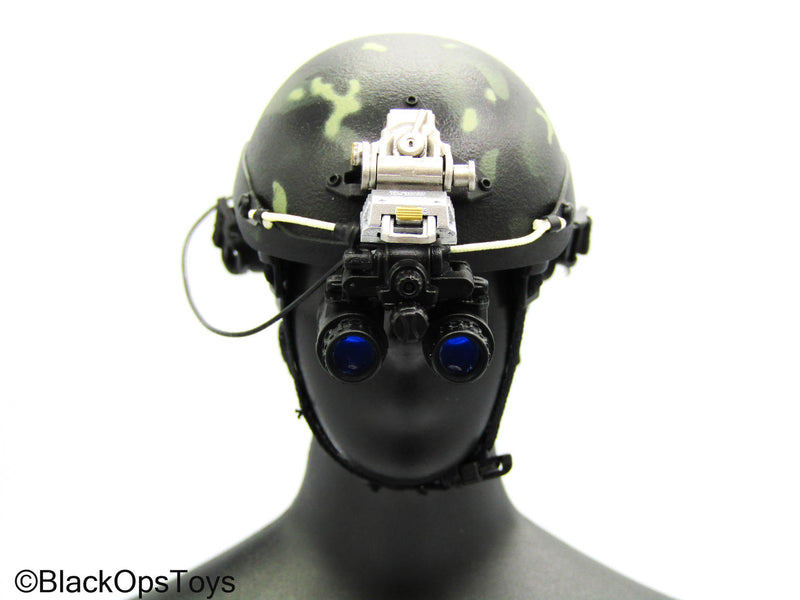 Load image into Gallery viewer, Veteran Tactical Instructor - Black Multicam Helmet w/NVG Set
