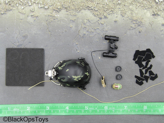 Veteran Tactical Instructor - Black Multicam Helmet w/NVG Set
