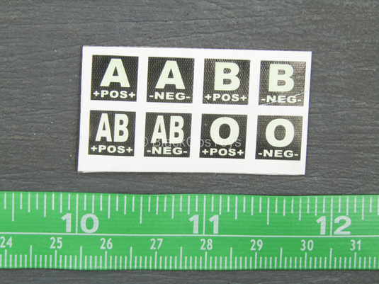 Blood Type Patch Set