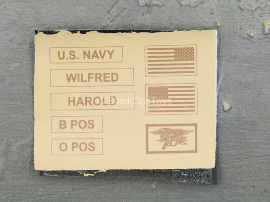 Tan US Navy Patch Set