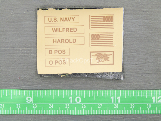 Tan US Navy Patch Set