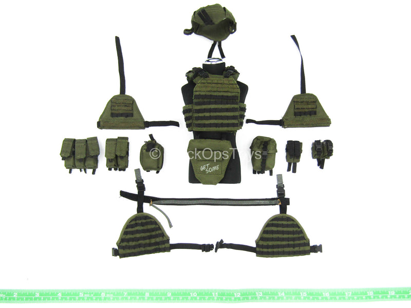 Load image into Gallery viewer, ZERT - AMG Juggernaut - OD Green Plate Carrier &amp; Pouch Set
