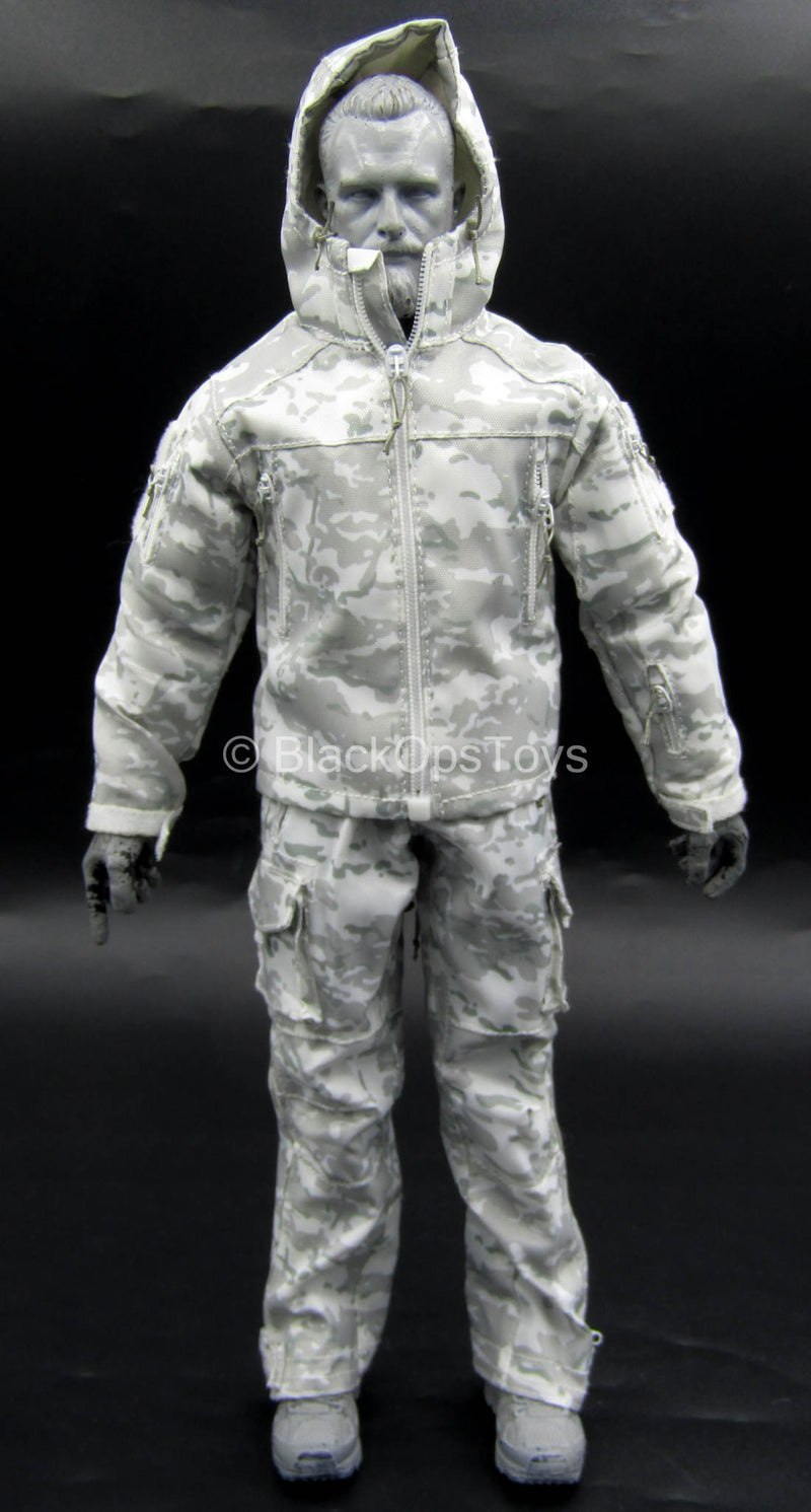 Load image into Gallery viewer, Special Forces Snow Field Op. - Winter Camo Combat Uniform Set
