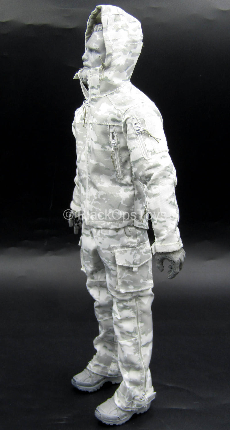 Load image into Gallery viewer, Special Forces Snow Field Op. - Winter Camo Combat Uniform Set
