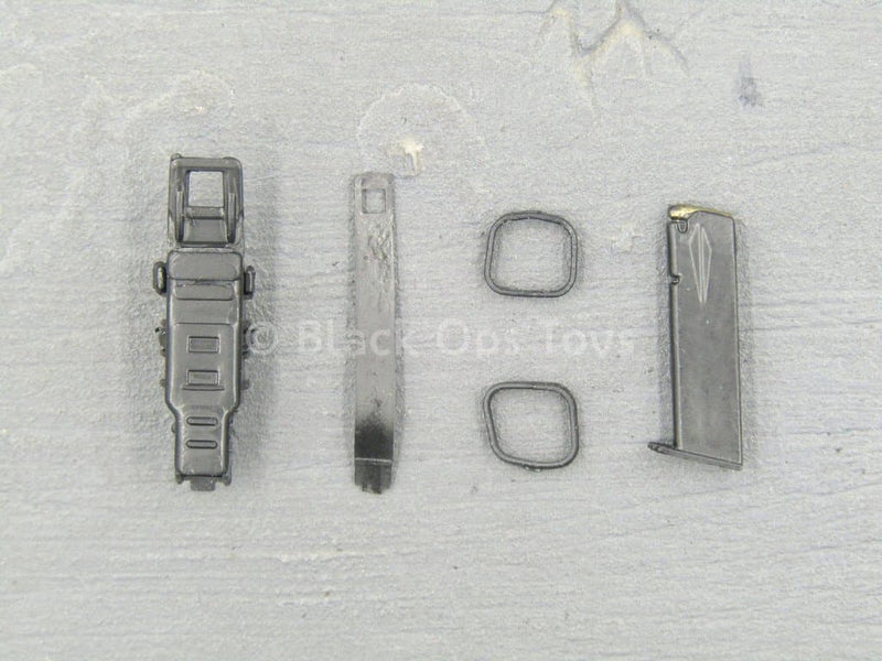 Load image into Gallery viewer, Private Military Contractor - Black Pistol Mag Holster w/Magazine

