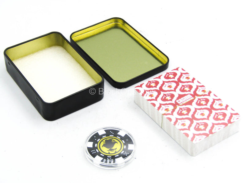 Load image into Gallery viewer, 1/1 - Secret Agent Gomez - Deck Of Playing Cards &amp; Poker Chip

