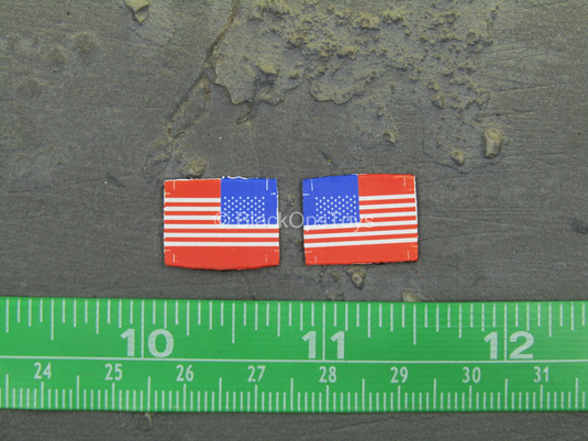 American Flag Patch (x2)