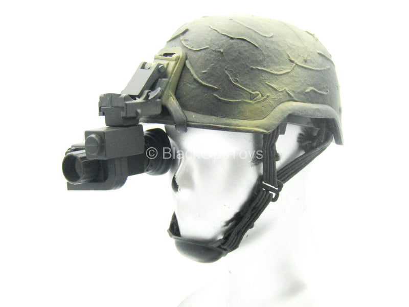 Load image into Gallery viewer, Counter-Terrorism Advisor - Camo Helmet w/NVG Set
