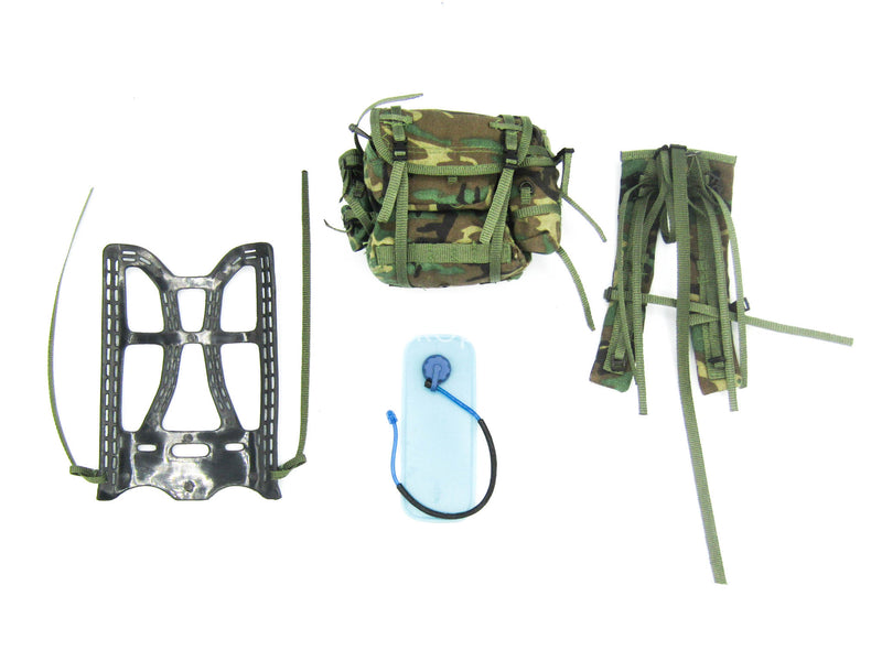 Load image into Gallery viewer, Special Ops &quot;Stanley&quot; - Woodland Camo Backpack Set
