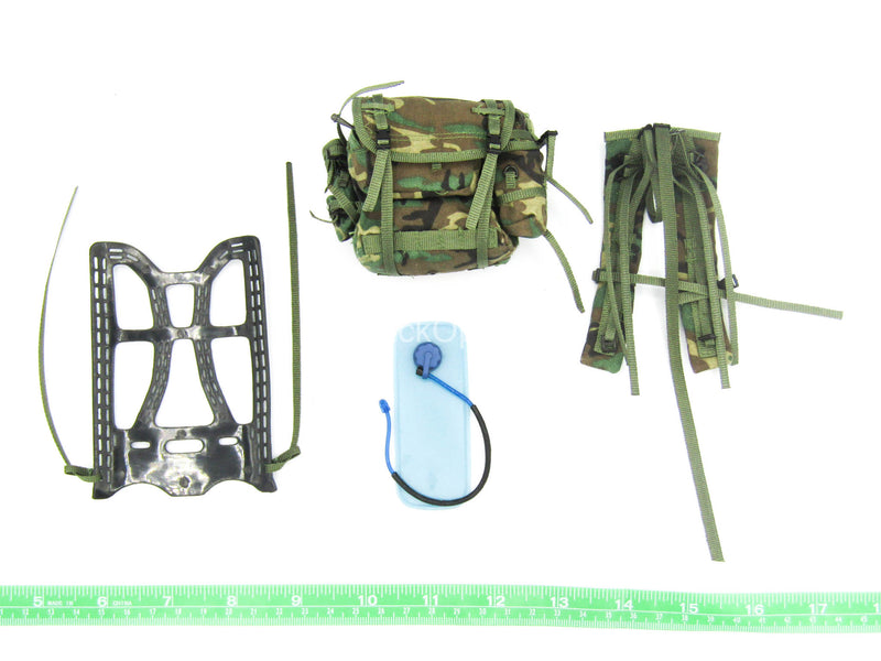 Load image into Gallery viewer, Special Ops &quot;Stanley&quot; - Woodland Camo Backpack Set
