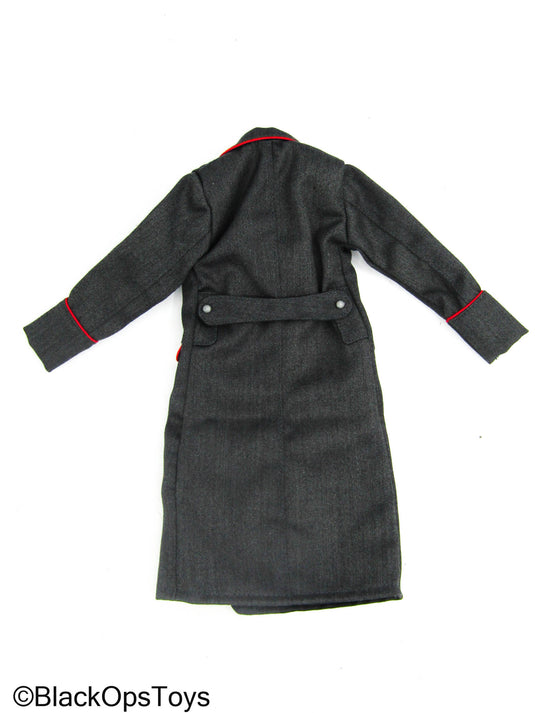 WWII - Grey & Red Over Coat