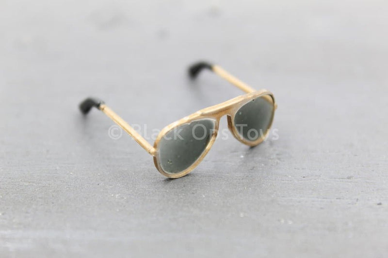 Load image into Gallery viewer, French Foreign Legion - Gold Colored Aviator Glasses
