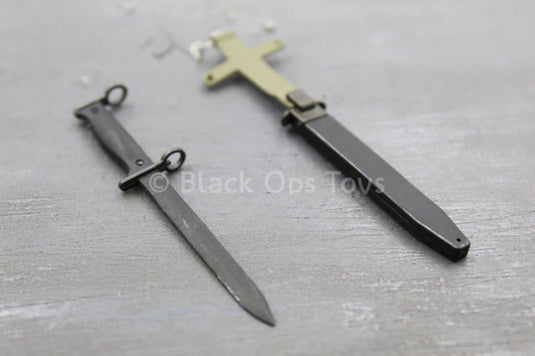 French Foreign Legion - Black Rifle Bayonet w/Sheath