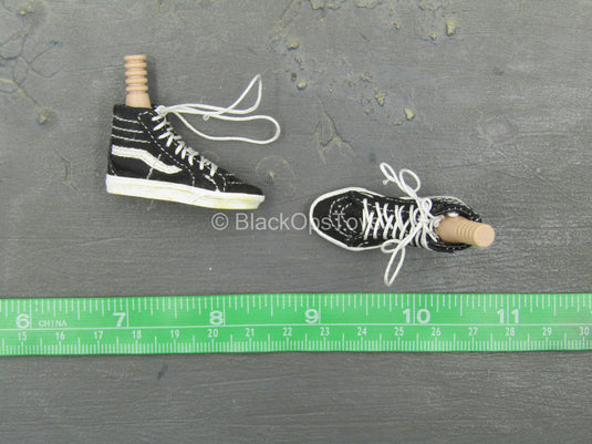 Rogue Survivor Anna - Weathered Black Shoes w/Pegs