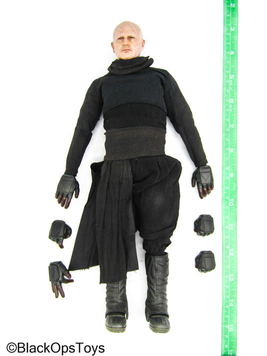 Star Wars Boba Fett Repaint - Male Body w/Black Robes & Head Sculpt