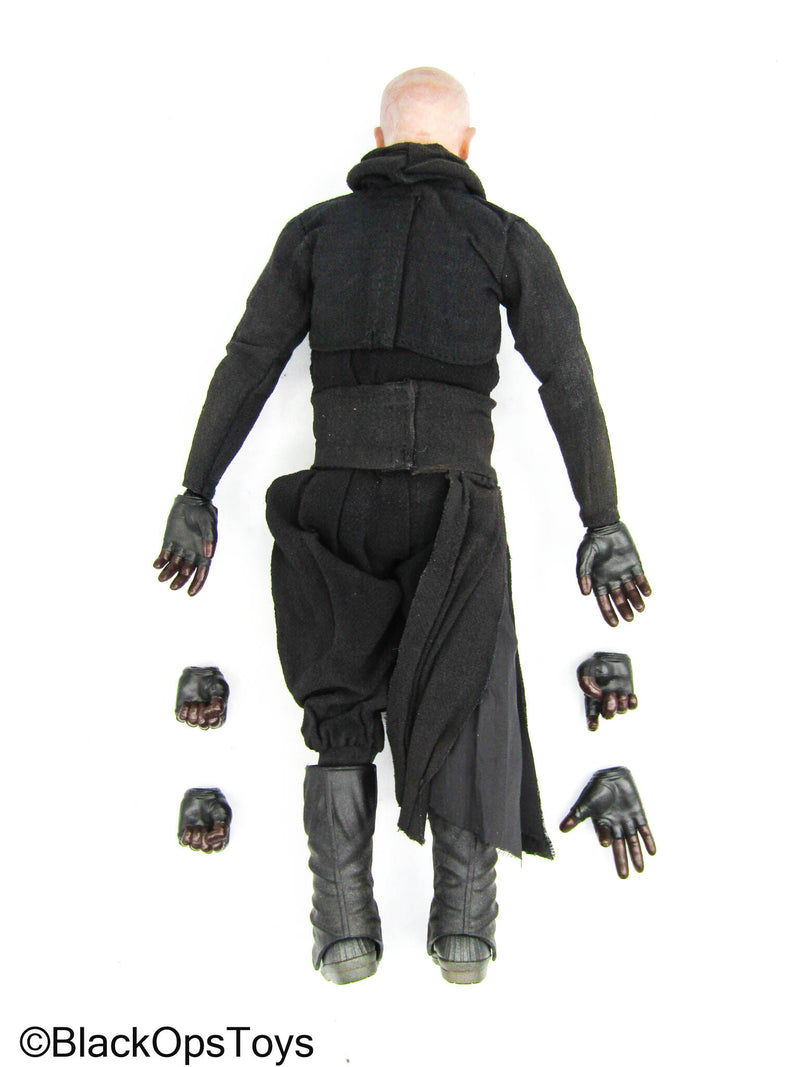 Load image into Gallery viewer, Star Wars Boba Fett Repaint - Male Body w/Black Robes &amp; Head Sculpt
