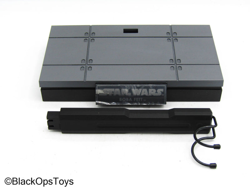 Load image into Gallery viewer, Star Wars Boba Fett Repaint - Male Body w/Black Robes &amp; Head Sculpt
