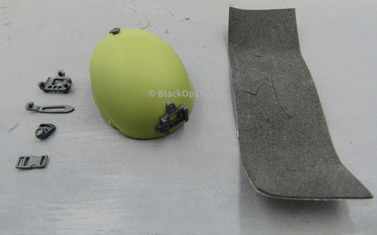 1/6 Scale Green Protective Freeride Helmet Set