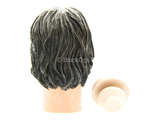 John Wick - Bloody Male Head Sculpt In Keanu Reeves Likeness