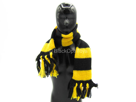 Harry Potter - Christmas Accs. - Black & Yellow Scarf