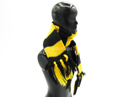 Harry Potter - Christmas Accs. - Black & Yellow Scarf