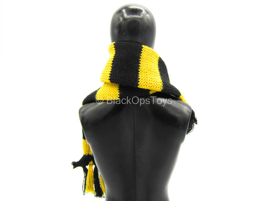 Harry Potter - Christmas Accs. - Black & Yellow Scarf