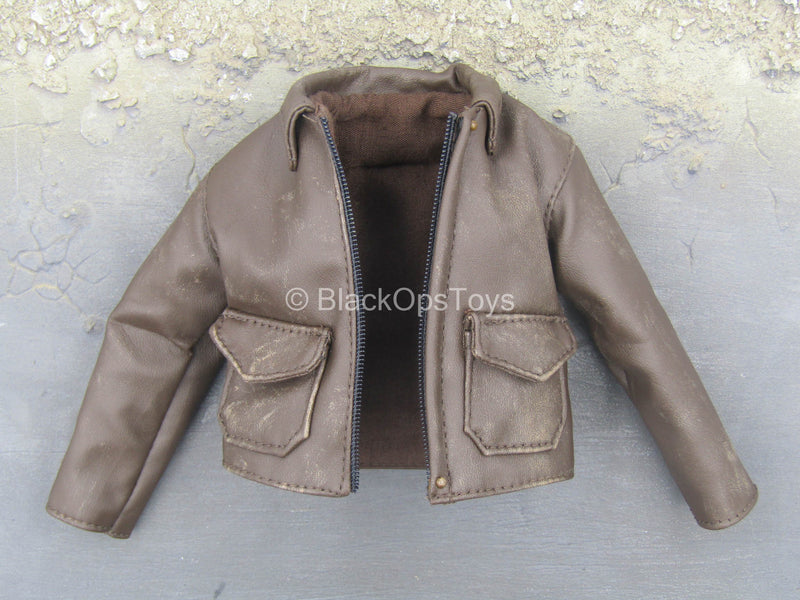 Load image into Gallery viewer, Indiana Jones - Brown Leather-Like Jacket
