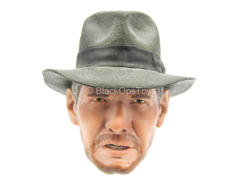 Load image into Gallery viewer, Indiana Jones - Male Head Sculpt w/Fedora
