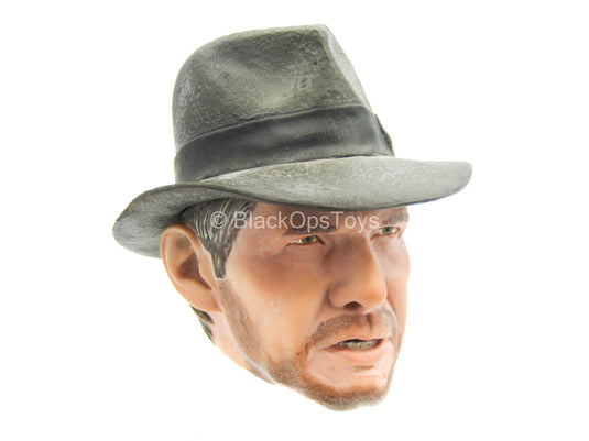 Indiana Jones - Male Head Sculpt w/Fedora