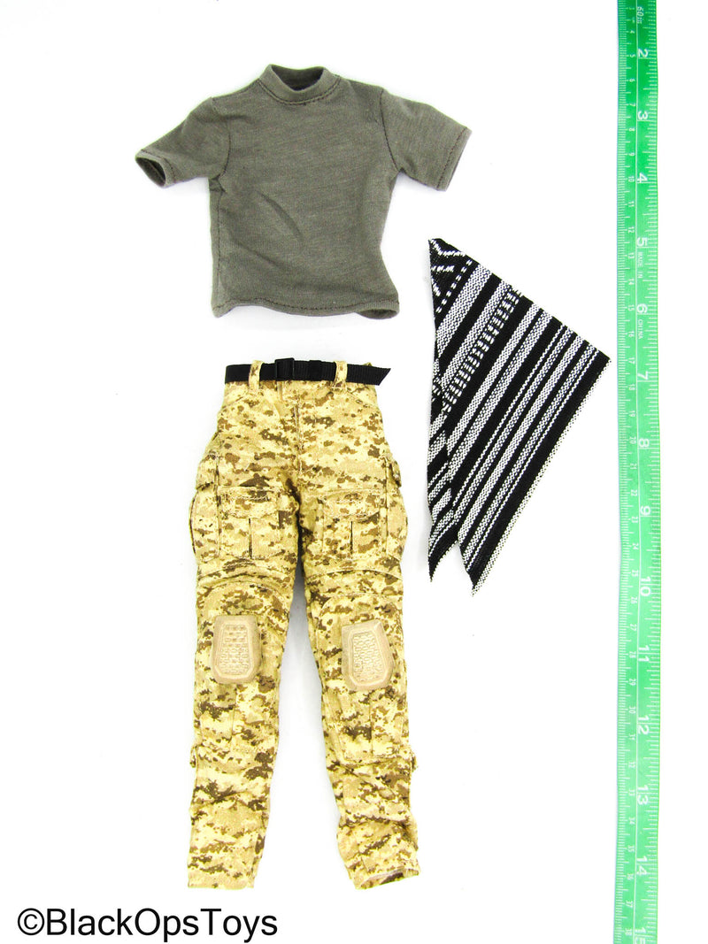 Load image into Gallery viewer, Pvt 1st Class Mike Winter Geronimo Ver - AOR1 Combat Pants w/Grey Shirt
