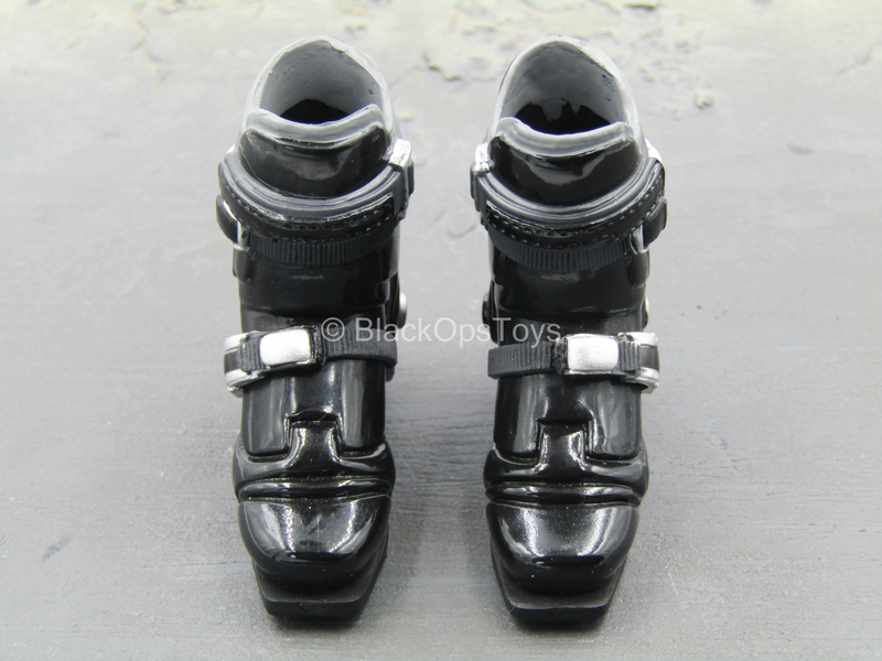 Load image into Gallery viewer, Spiderman - New Goblin - Black Hover Board Boots (Peg Type)
