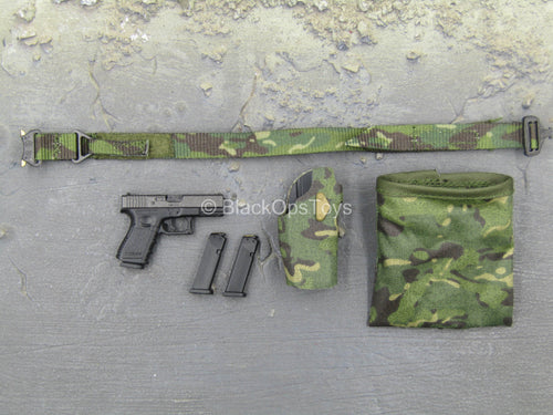 USASOC URG-1 - 9mm Pistol w/Tropical Multicam Belt Set