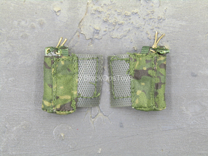 Load image into Gallery viewer, USASOC URG-1 - Tropical Multicam Hook &amp; Loop Radio Pouch
