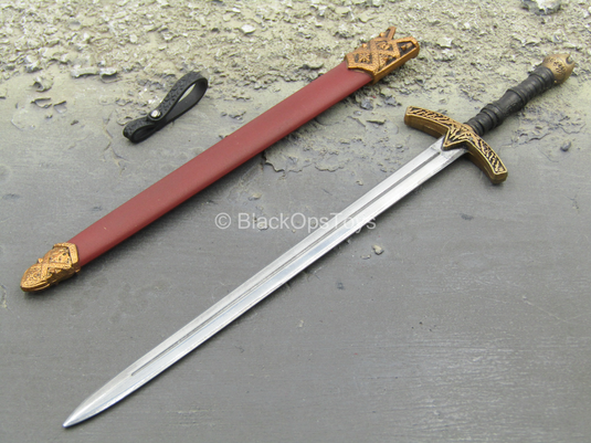 Henry VIII Red Dragon Ver. - Metal Sword w/Red Sheath
