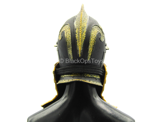 Henry VIII Red Dragon Ver. - Die Cast Metal Black & Gold Helmet