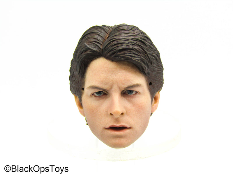 Load image into Gallery viewer, Time Travel Man - Marty McFly - Male Head Sculpt w/Glasses
