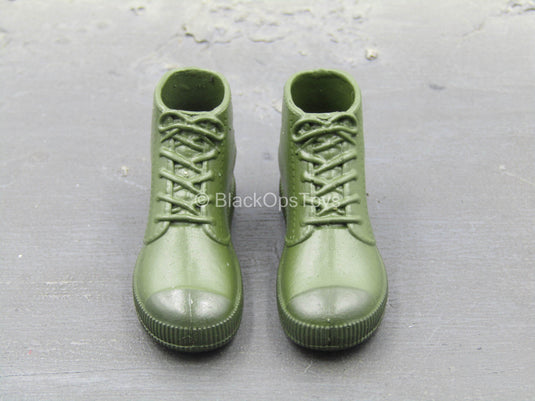 Sino-Vietnamese War - Green Combat Boots (Peg Type)