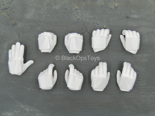 STAR WARS - Snowtrooper - White Gloved Hand Set (x9)