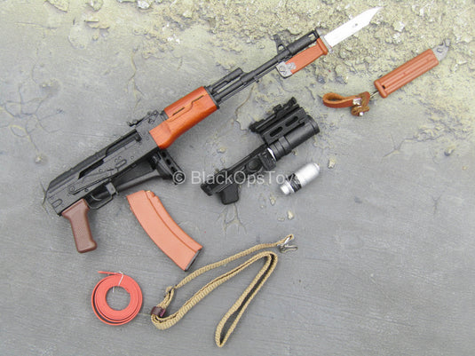 AK-47 Assault Rifle w/Bayonet & Grenade Launcher