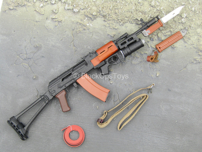 Load image into Gallery viewer, AK-47 Assault Rifle w/Bayonet &amp; Grenade Launcher
