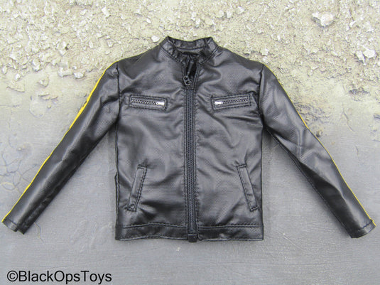 Technical Geek - Black Leather Like Jacket