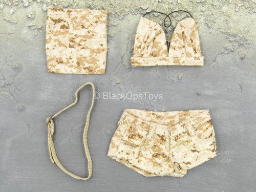 AOR1 Camo Shorts & Bra w/Belt & Dump Pouch