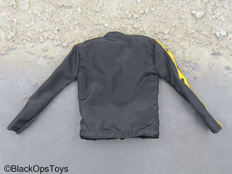 Load image into Gallery viewer, Technical Geek - Black &amp; Yellow Windbreaker Sweatshirt
