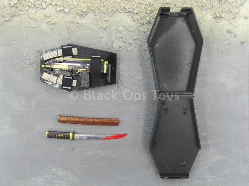 Load image into Gallery viewer, Spade 6 Ada - HK MP7 Set &amp; Katana w/Coffin Back Pack Set
