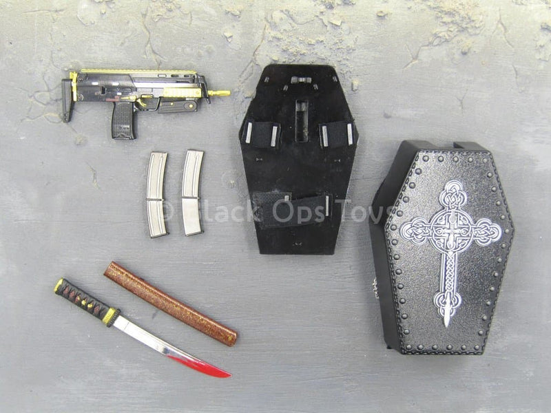 Load image into Gallery viewer, Spade 6 Ada - HK MP7 Set &amp; Katana w/Coffin Back Pack Set
