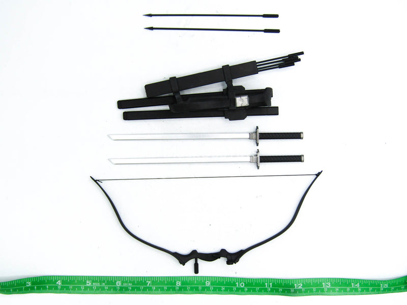 Load image into Gallery viewer, Storm Shadow - Bow w/Arrows, Crossbody Quiver &amp; Katana Set
