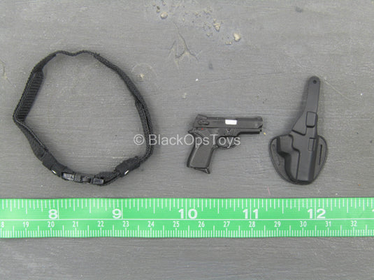 Speed - LAPD SWAT - Compact SW 6904 Pistol w/Belt & Holster