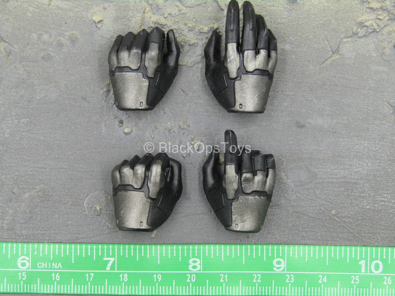 Load image into Gallery viewer, GI Joe - Snake Eyes - Black Armored Hand Set (Type 1)
