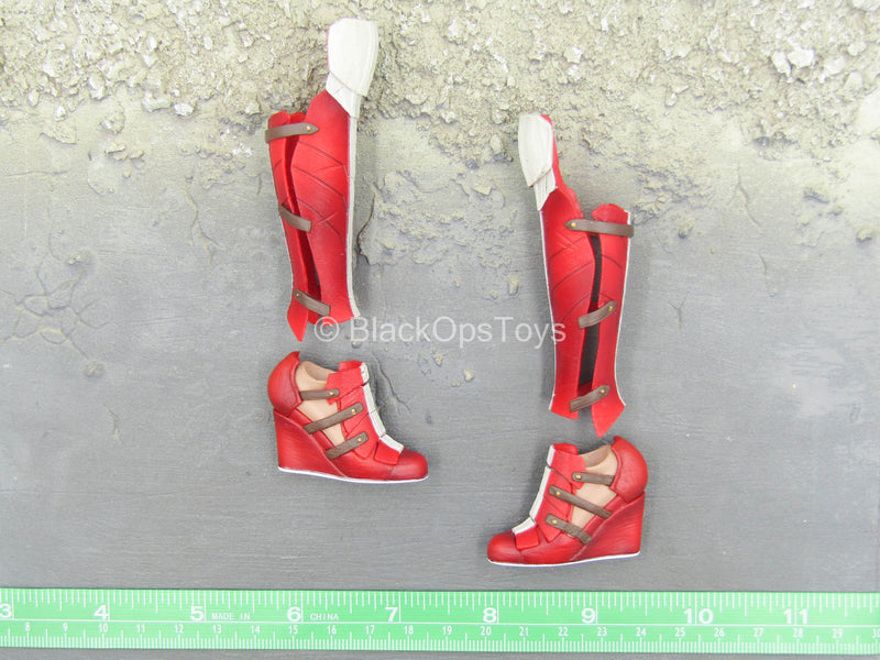 Load image into Gallery viewer, Justice League - Concept Wonder Woman - Red Boots (Peg Type)
