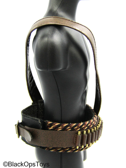 Star Wars Boba Fett - Brown Leather Like Belt/Bandolier